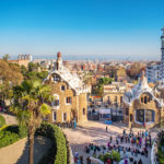 Barcelona - Park Güell Ausblick auf Barcelona