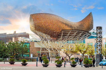 Barcelona - moderne Architektur - Fisch aus Stahl