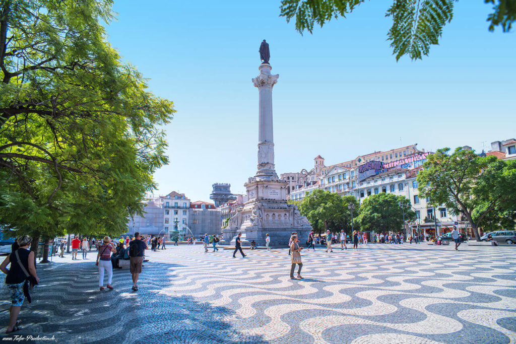 Lissabon Rossio Platz - Reisebericht von Tulpe-Production