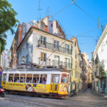 Bergstrassenbahn in Lissabon