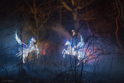 Magische Lichterwelten im Zoo Halle