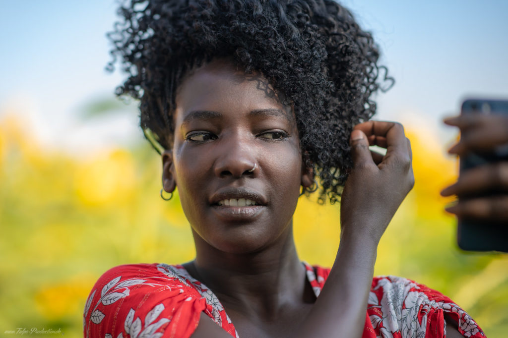 Portrait einer afrikanischen Frau