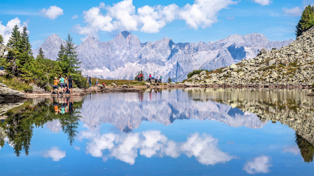 Spiegelseepanorama Reiteralm