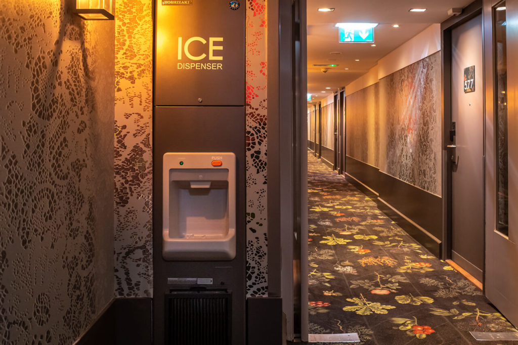 gute Service mit Eisspender im Hotel