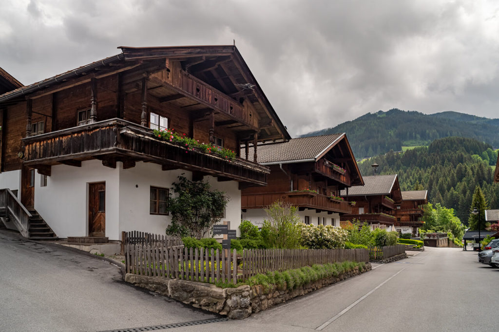 Typisches Haus im Alpbachtal