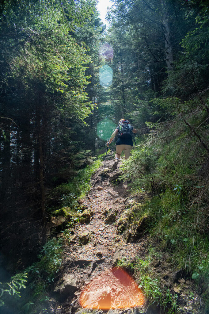 steiler Wanderweg Reitherkogel